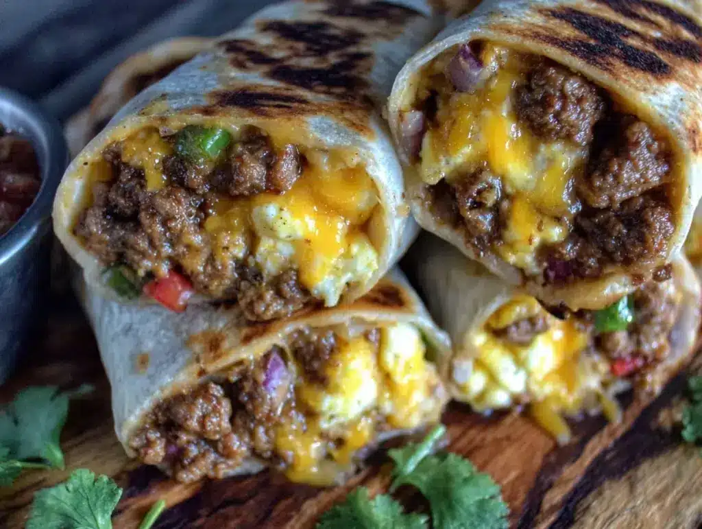 crispy breakfast burrito - featured image