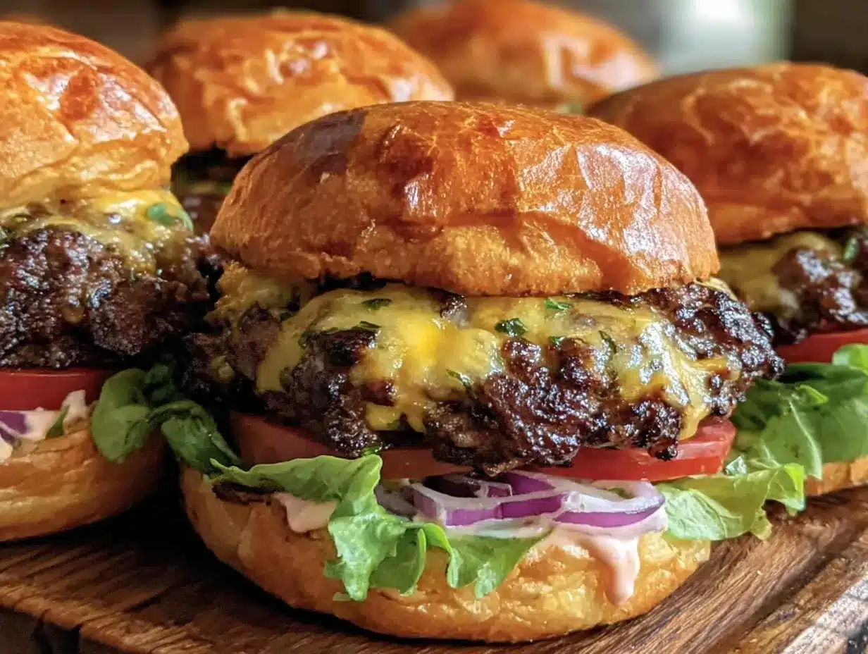 crispy classic american smash burgers preparation steps