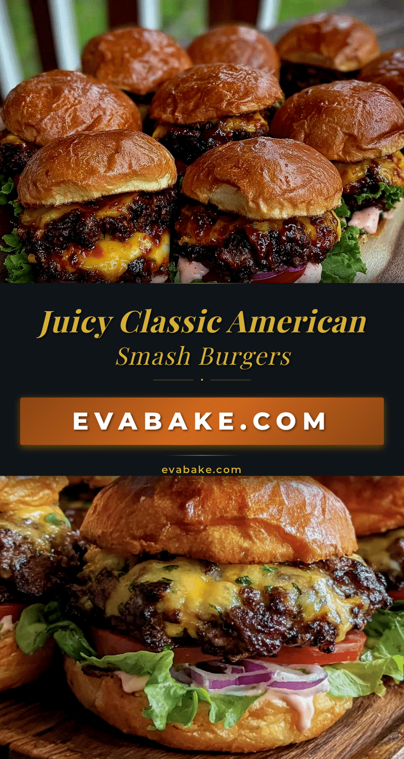 crispy classic american smash burgers recipe
