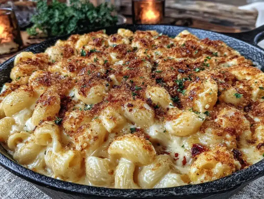 crispy smoked mac and cheese - featured image