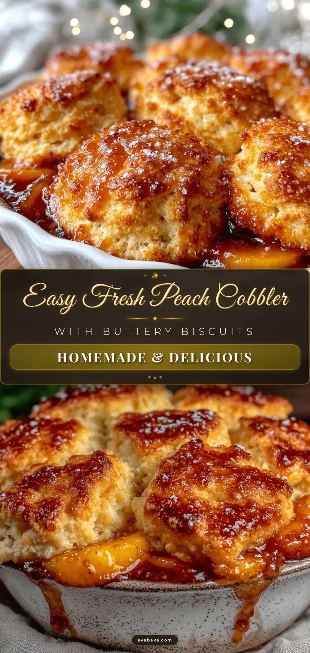 easy fresh peach cobbler recipe