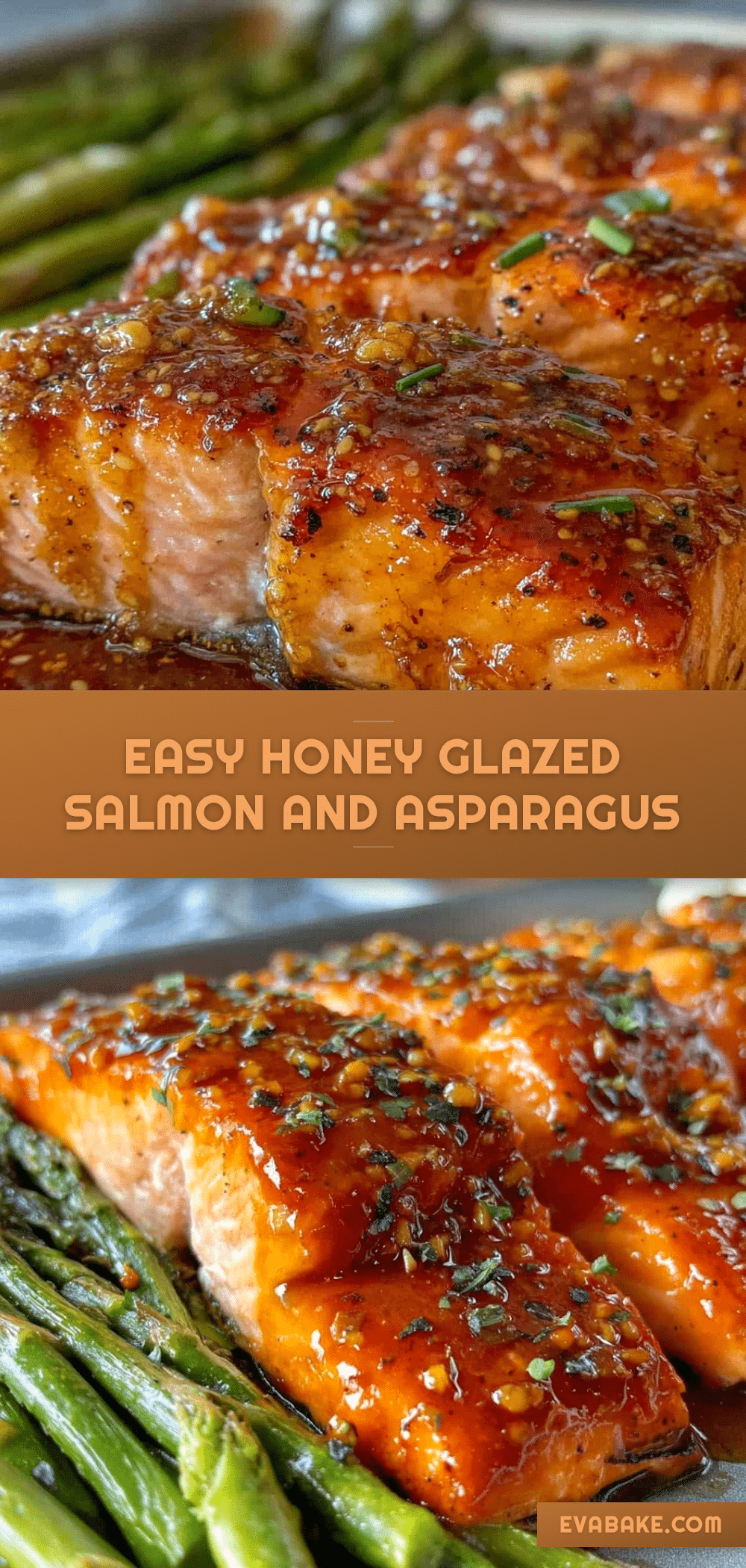 easy sheet pan honey glazed salmon recipe