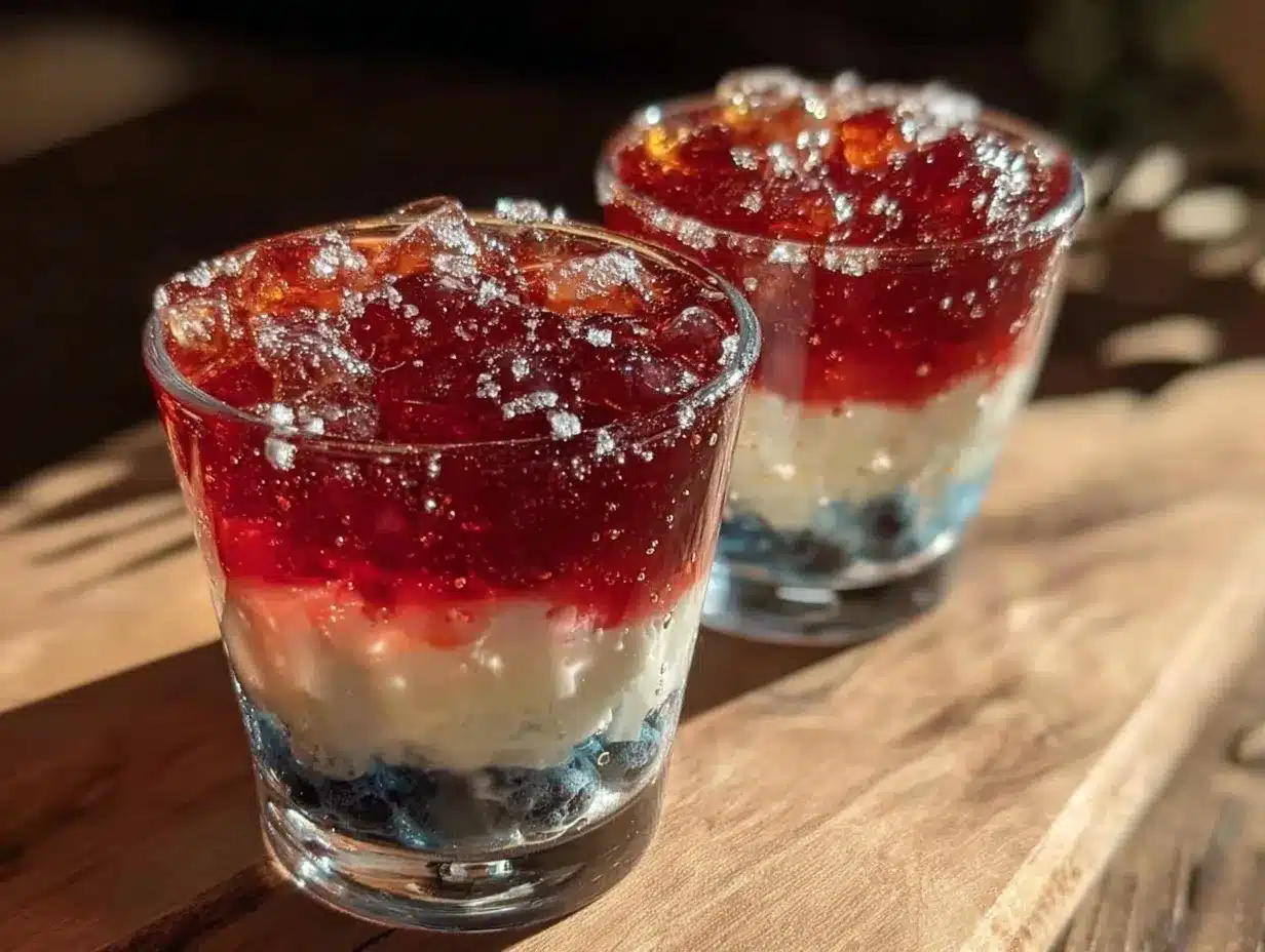 festive firecracker jello shots preparation steps