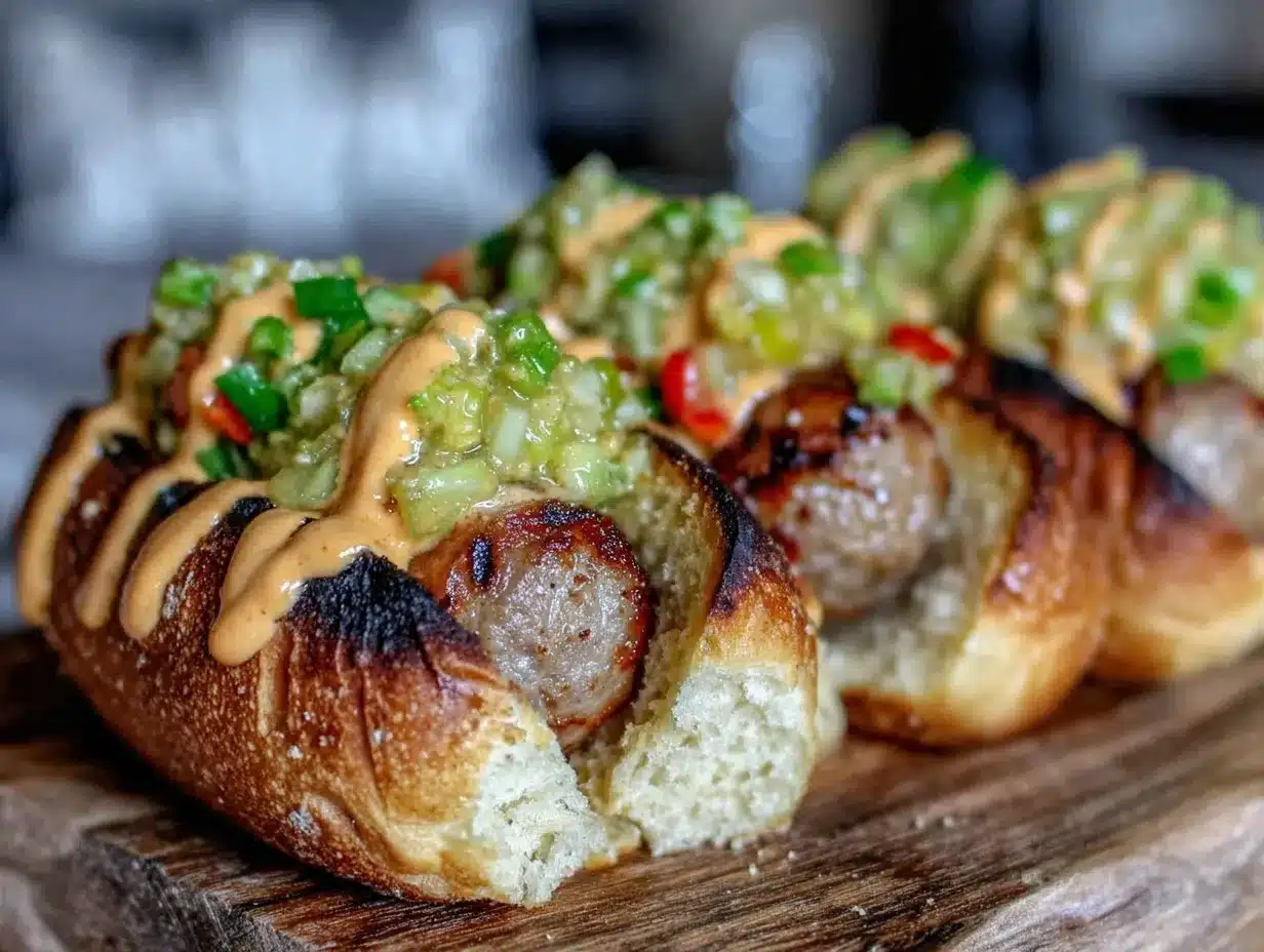 firecracker hot dogs preparation steps