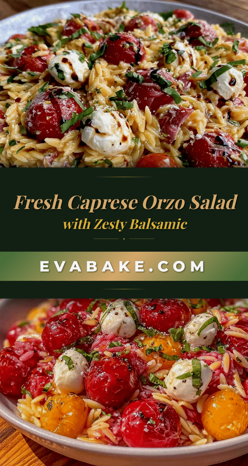 fresh caprese orzo salad recipe