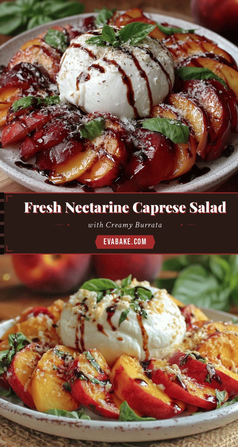 fresh nectarine caprese salad recipe