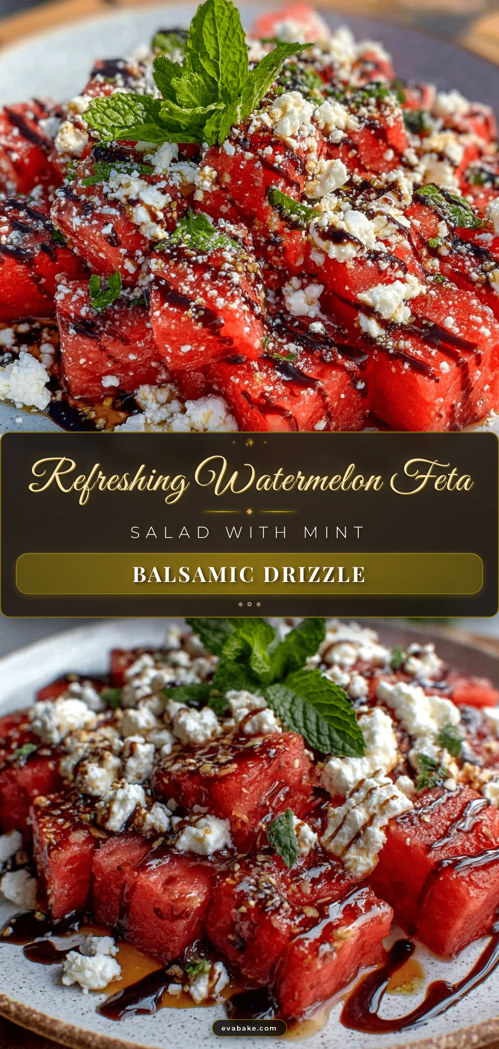fresh watermelon feta salad recipe