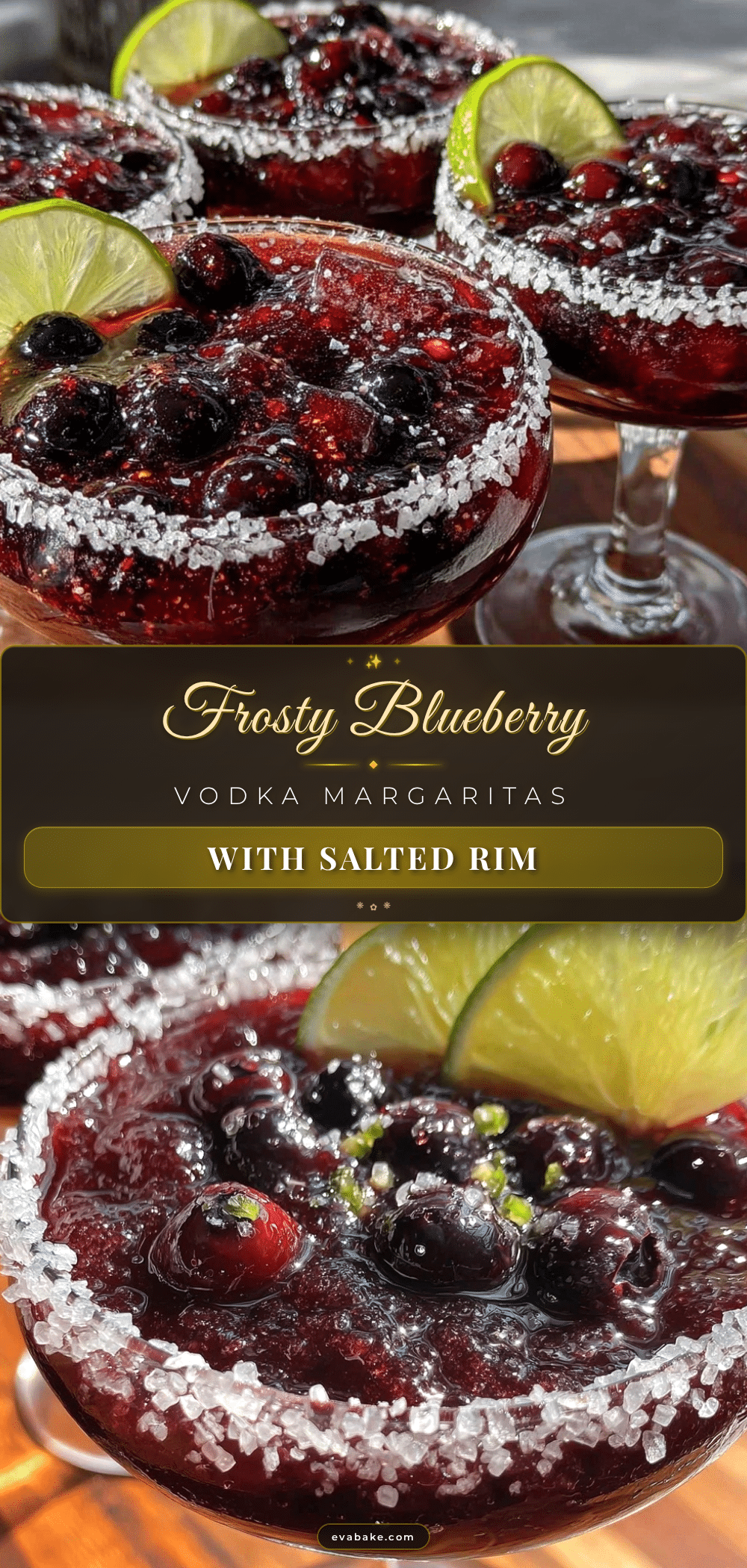 frozen blueberry vodka margaritas recipe