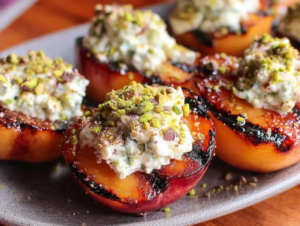 grilled peaches recipe - featured image