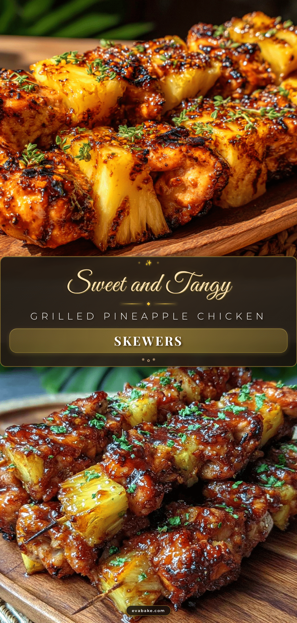 grilled pineapple teriyaki chicken skewers recipe