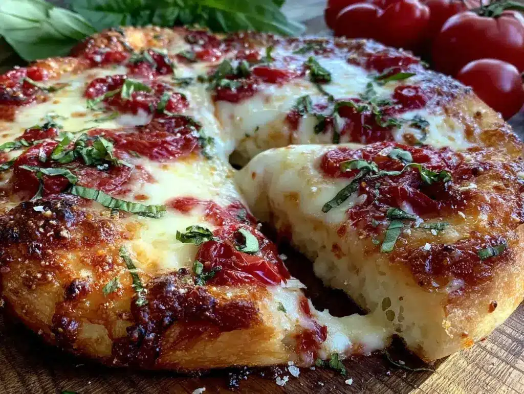 homemade margherita pizza - featured image