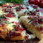 homemade margherita pizza - featured image