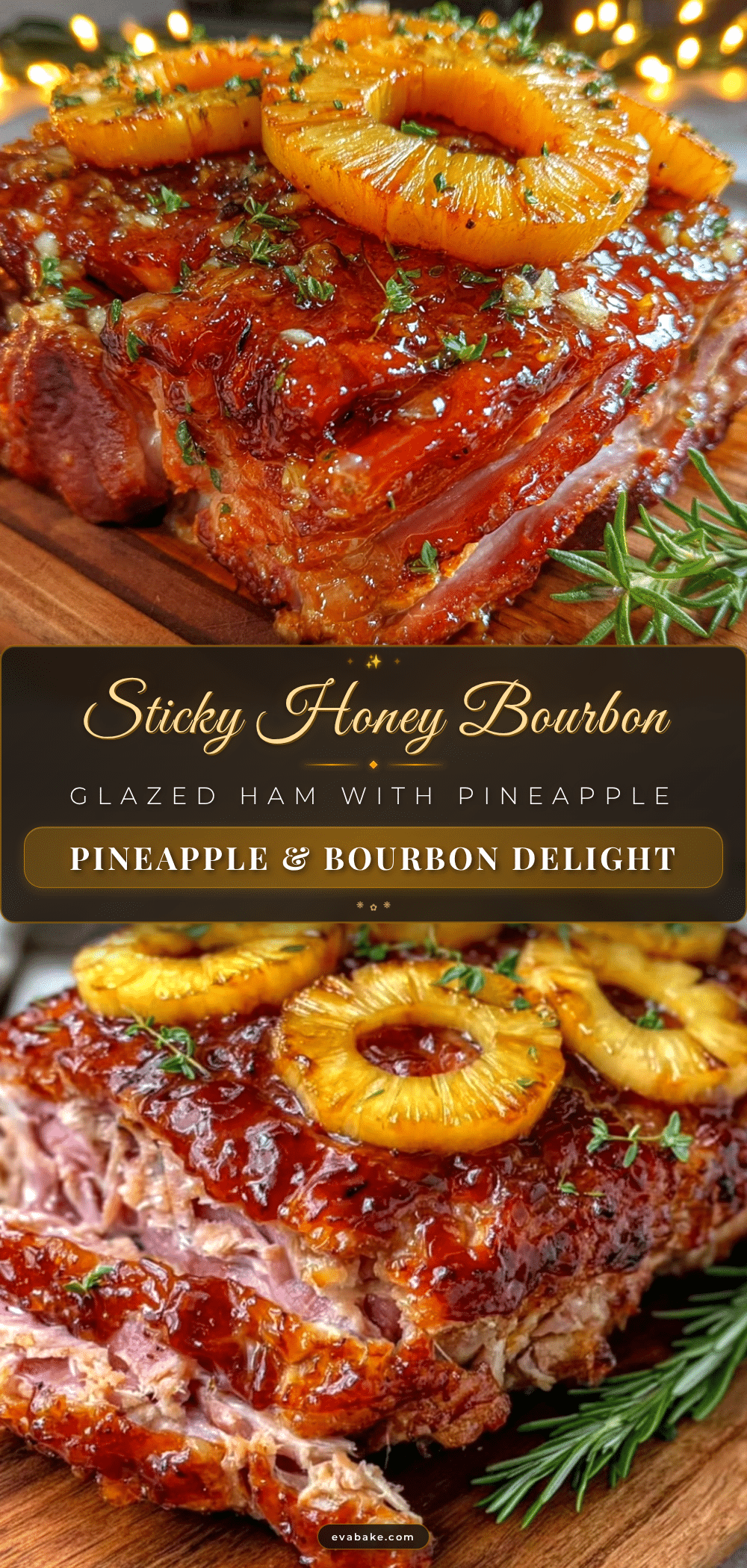 honey-bourbon glazed ham recipe