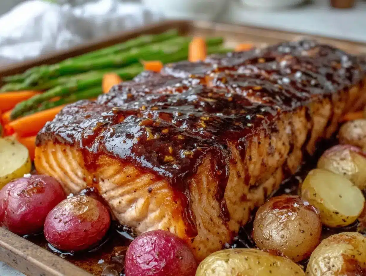 honey mustard salmon preparation steps