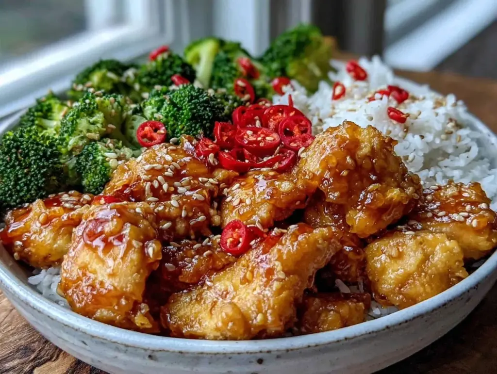 honey sriracha chicken meal prep bowls - featured image