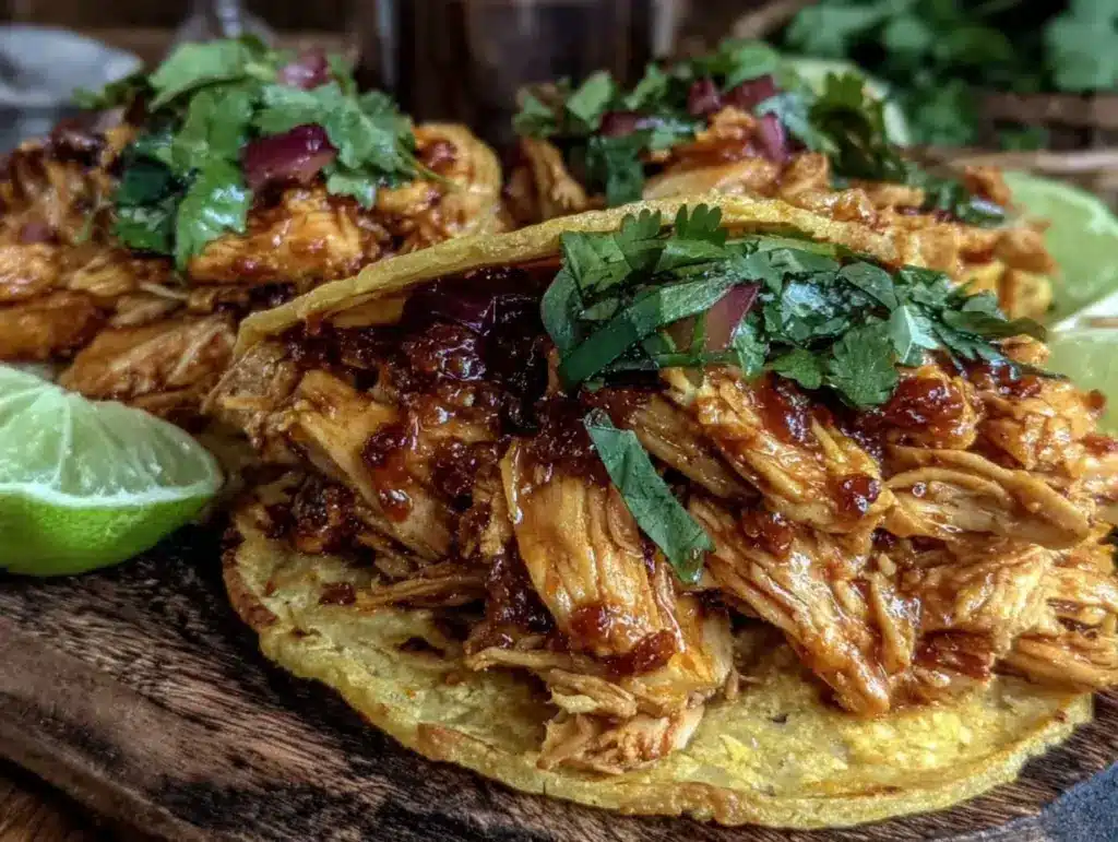 instant pot chicken tacos - featured image
