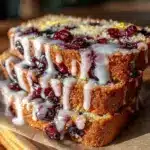 moist blueberry zucchini bread - featured image