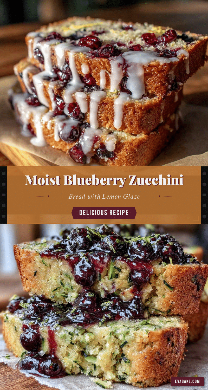 moist blueberry zucchini bread recipe