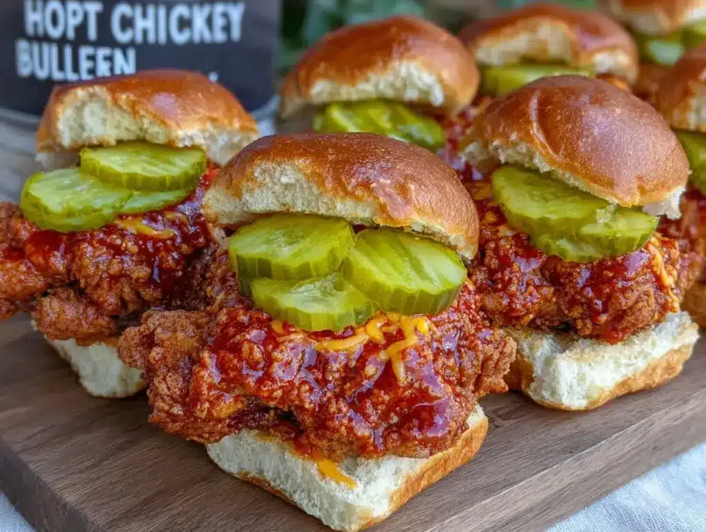 Nashville hot chicken sliders - featured image