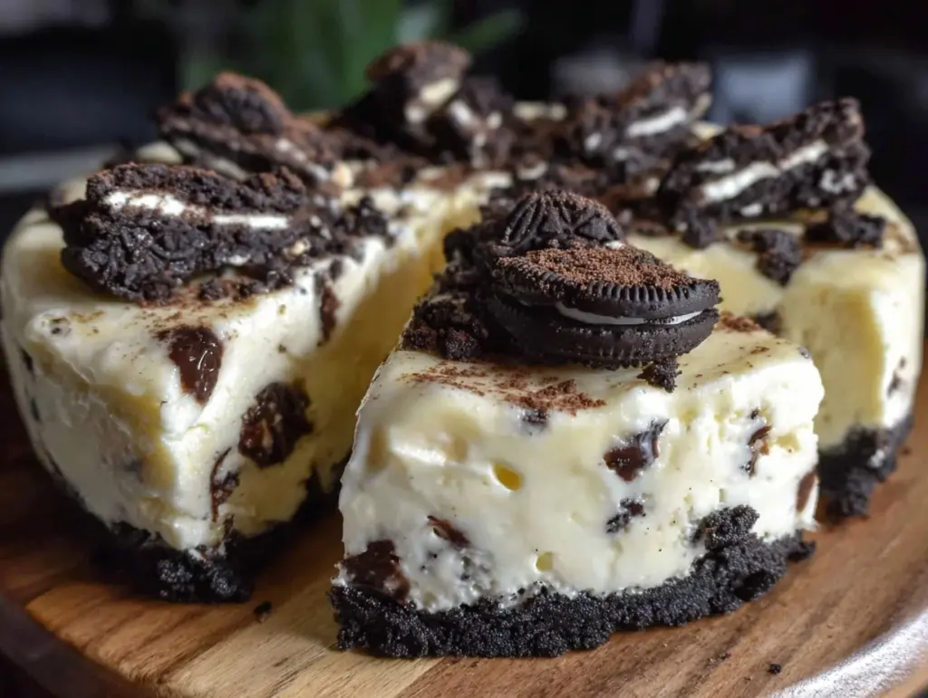 no-bake Oreo cheesecake - featured image