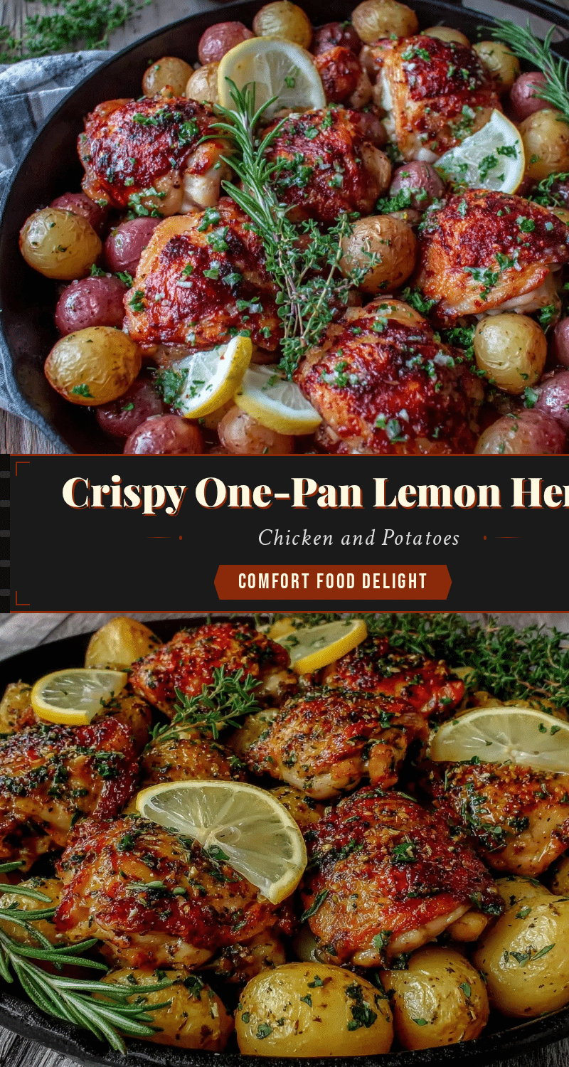 one-pan lemon herb roasted chicken recipe