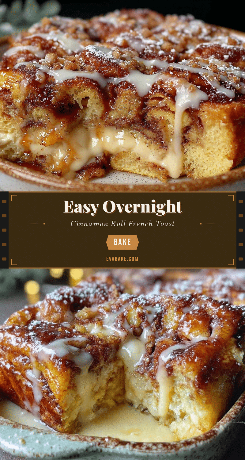 overnight cinnamon roll french toast bake recipe