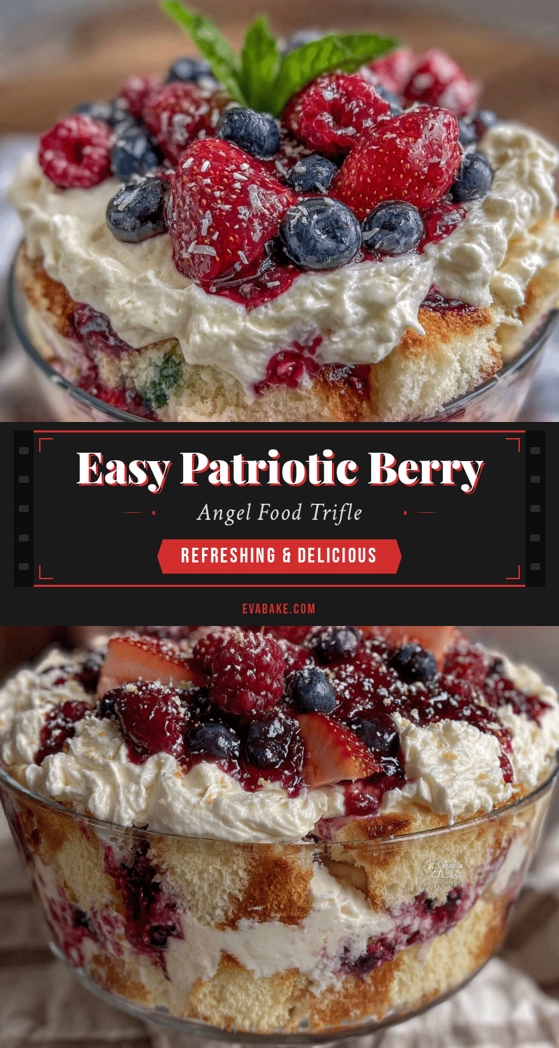 patriotic berry angel food trifle recipe