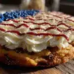 patriotic cookie cake recipe - featured image