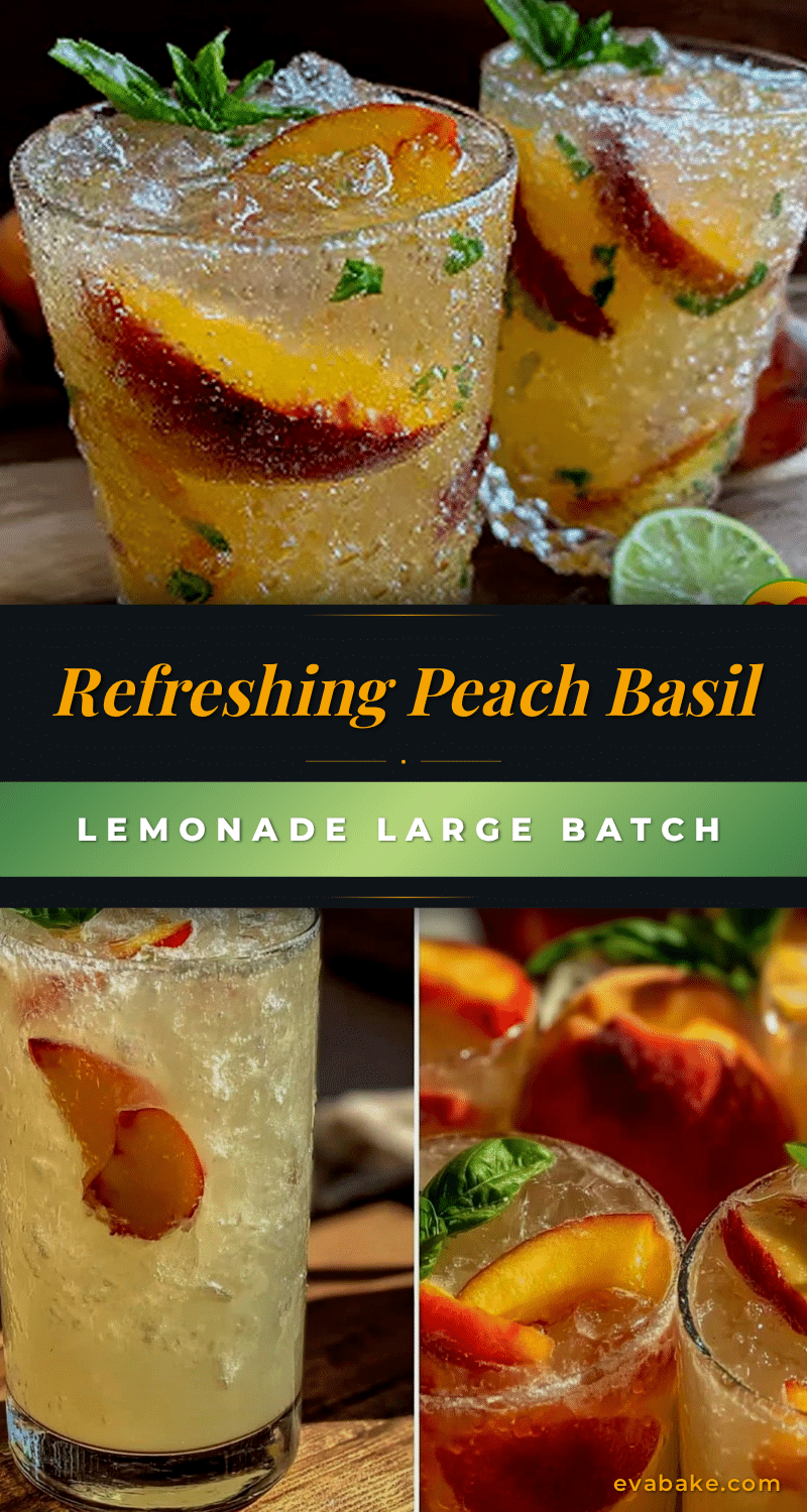 peach basil lemonade recipe