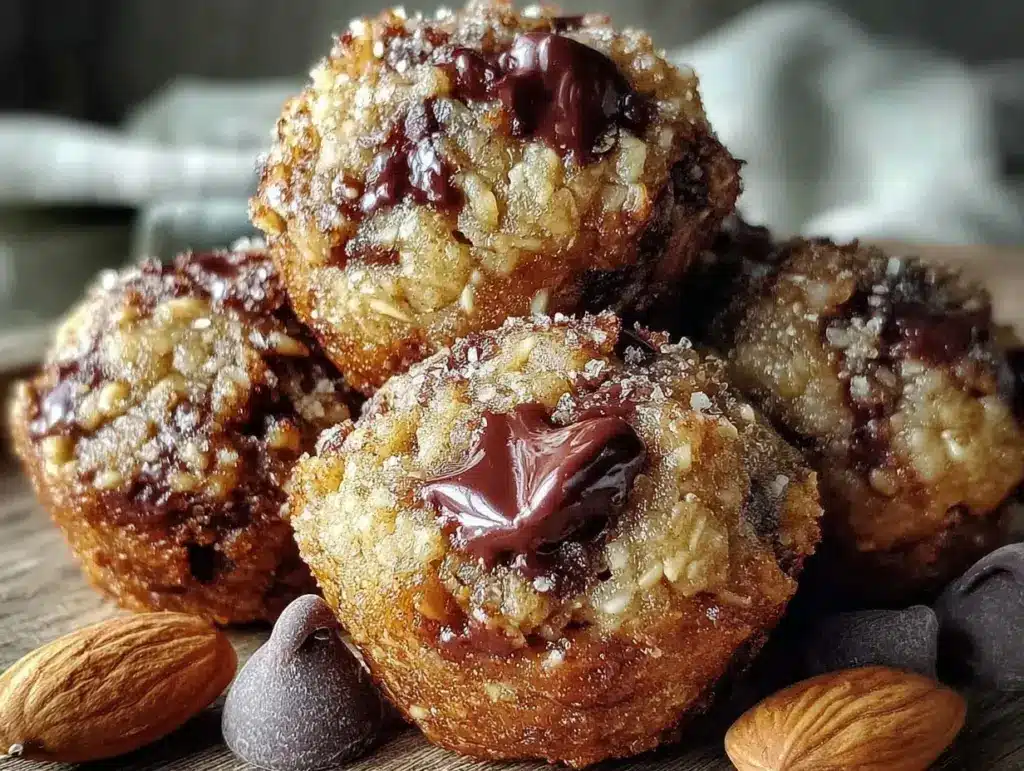 peanut butter chocolate chip energy balls - featured image