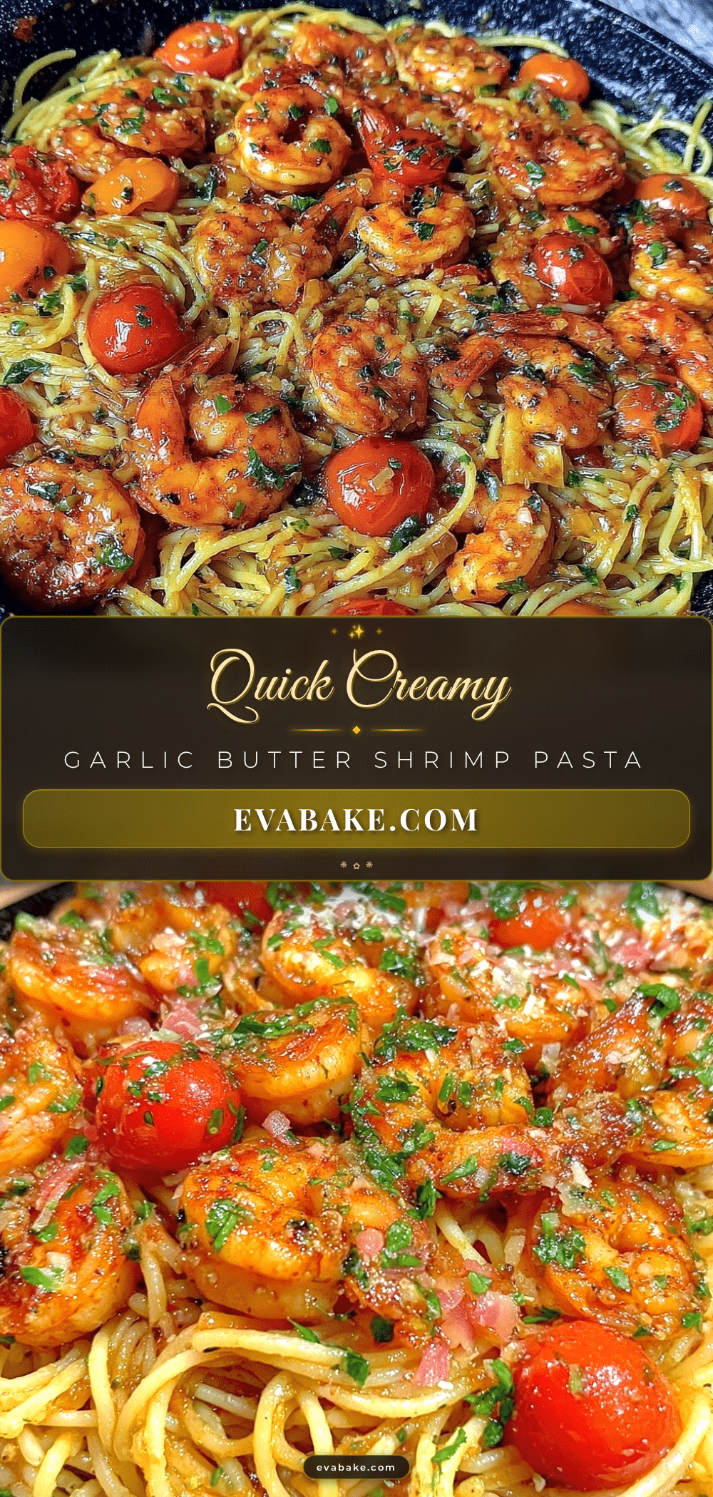 quick garlic butter shrimp pasta recipe