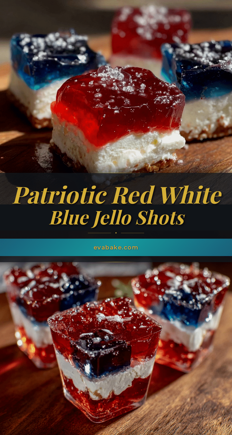 red white and blue jello shots recipe