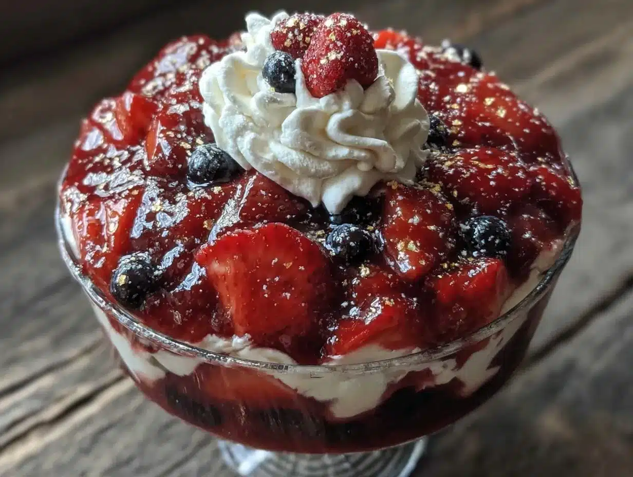red white and blue layered jello salad preparation steps