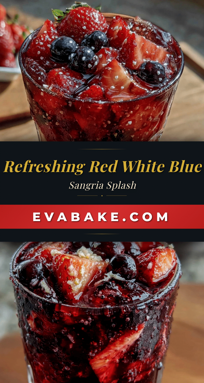 refreshing red white blue sangria recipe