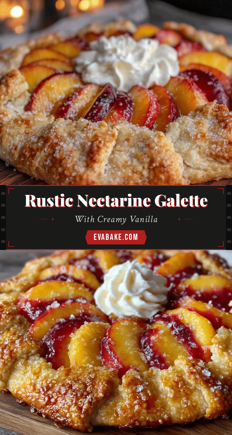 rustic nectarine galette recipe