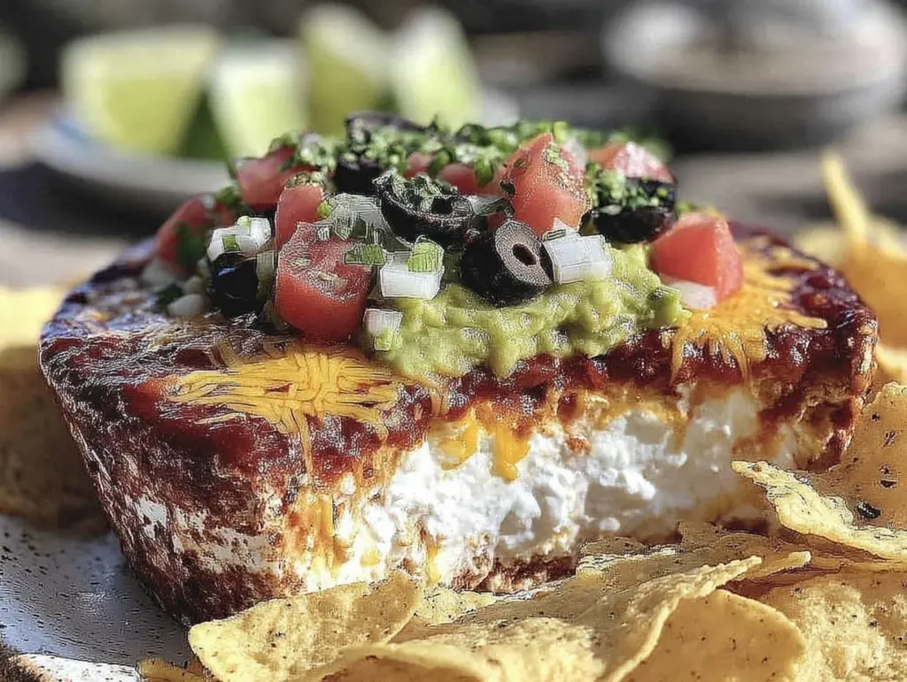 seven-layer bean dip - featured image