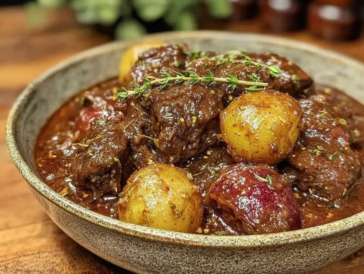 slow cooker beef stew preparation steps