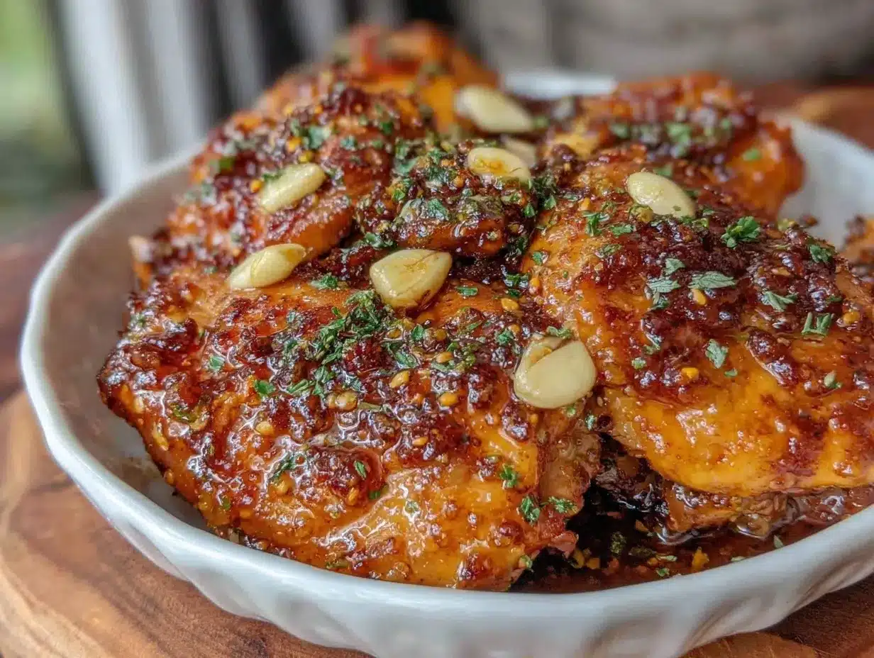 slow cooker honey garlic chicken preparation steps
