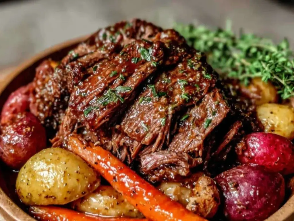 slow cooker pot roast - featured image