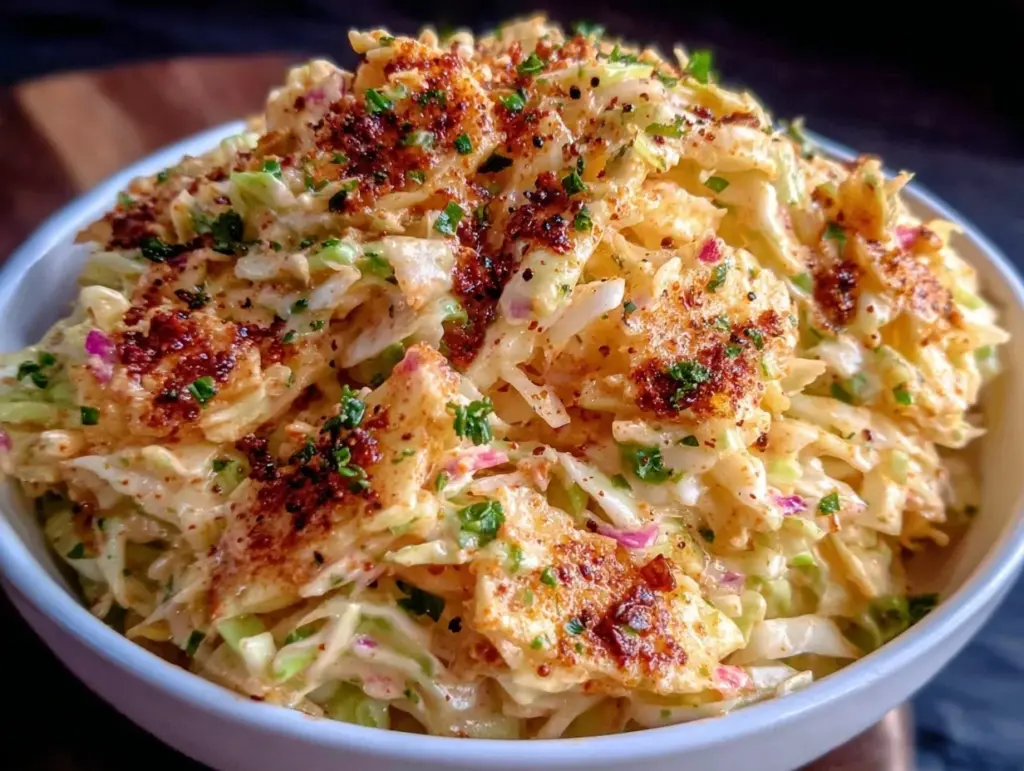 smoked paprika coleslaw - featured image