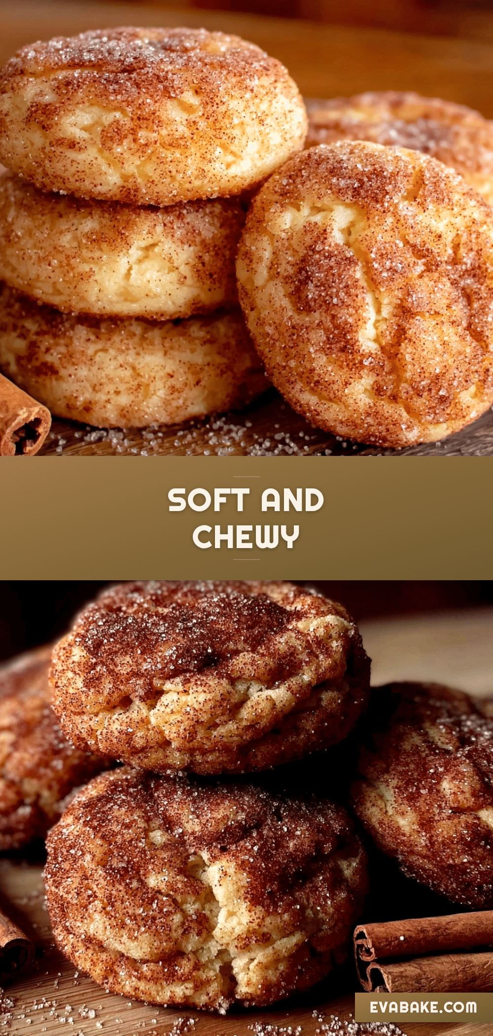 soft bakery-style snickerdoodles recipe