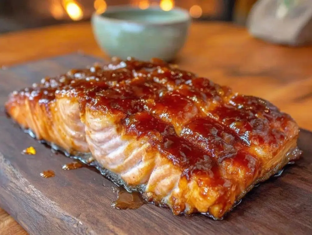 sriracha honey glazed salmon - featured image