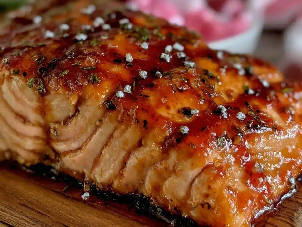 sriracha honey glazed salmon preparation steps