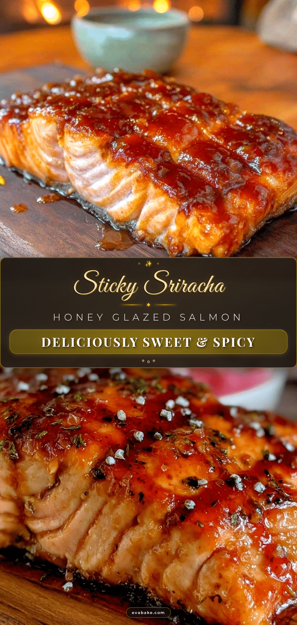 sriracha honey glazed salmon recipe