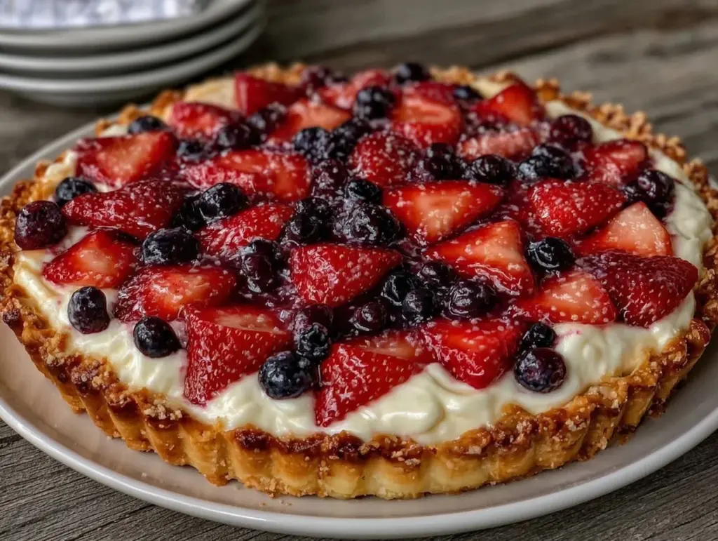 star-spangled berry tart - featured image