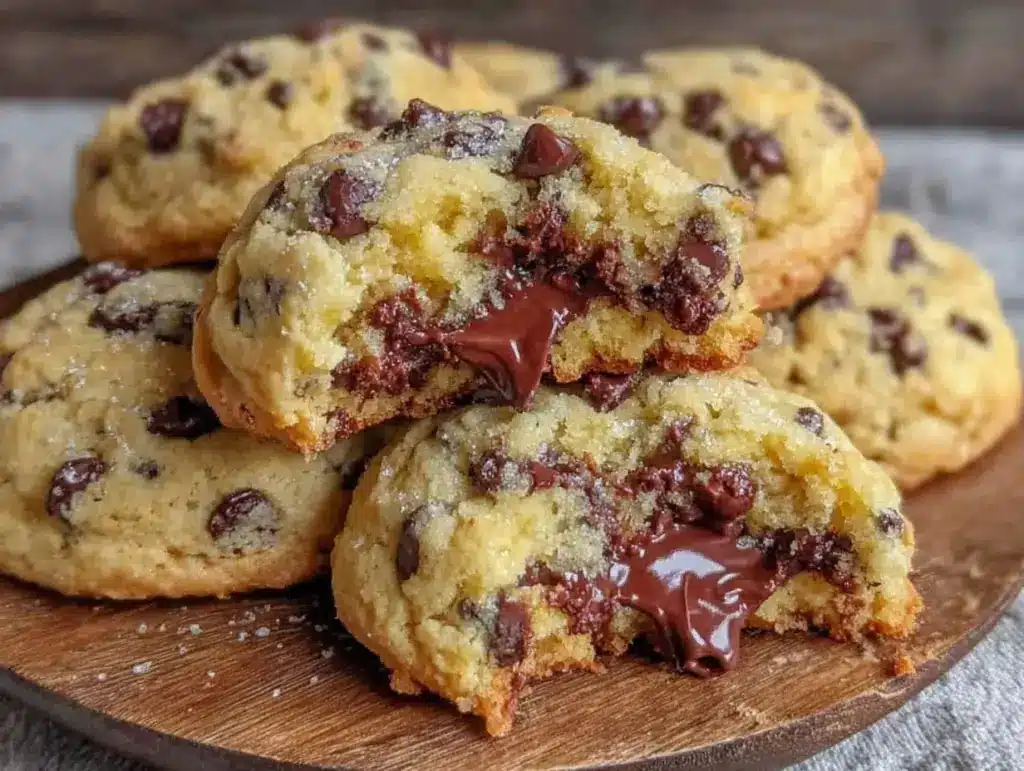 thick chewy chocolate chip cookies - featured image