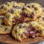 thick chewy chocolate chip cookies - featured image
