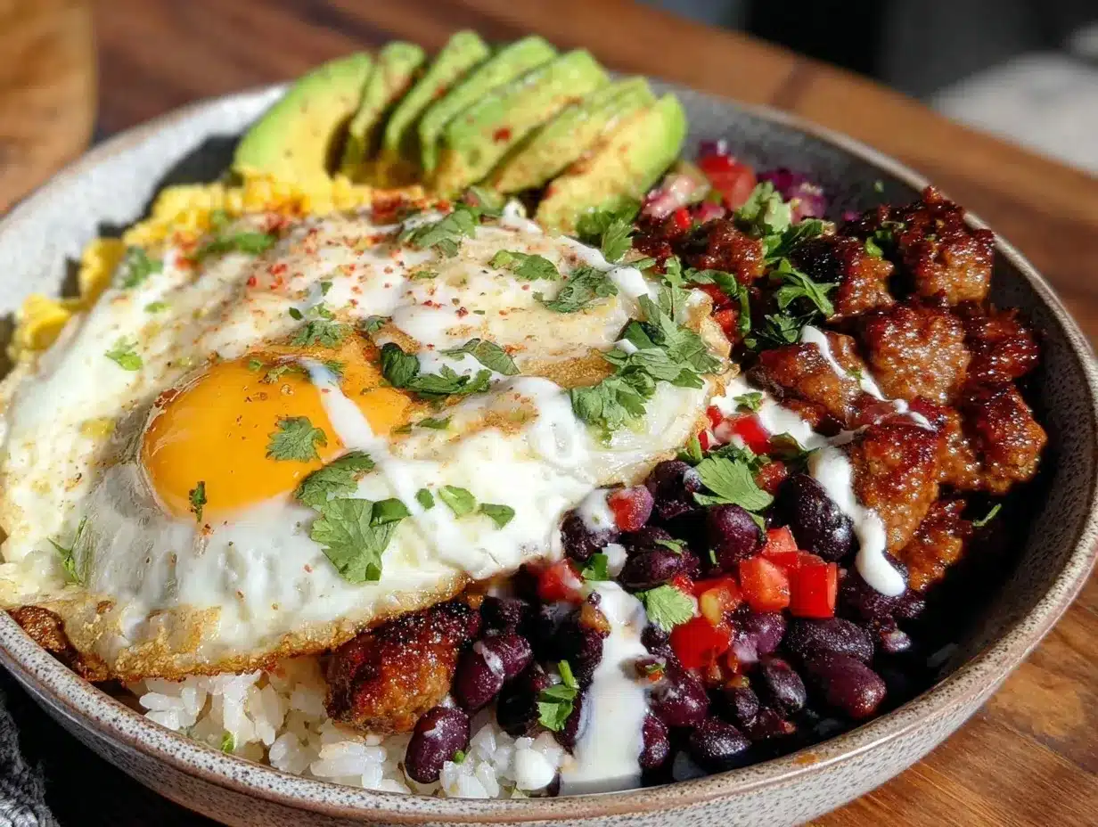 ultimate breakfast burrito bowl preparation steps
