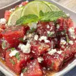 watermelon feta mint salad - featured image