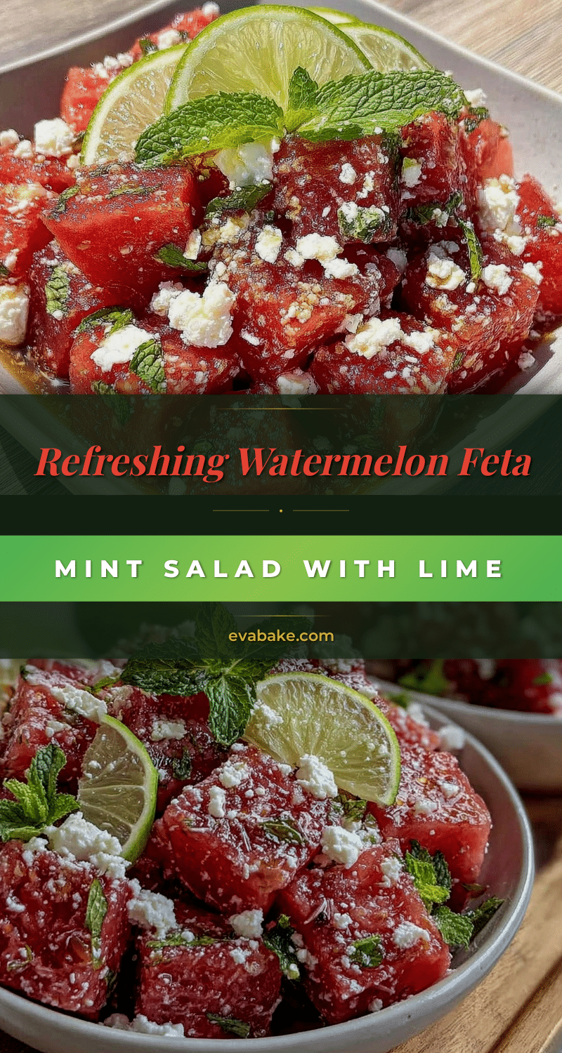 watermelon feta mint salad recipe
